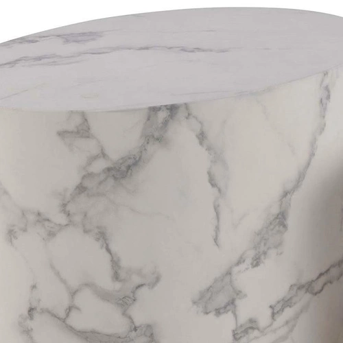 Sada oválných konferenčních stolků Mice bílý mramor moderní do obýváku glamour Actona