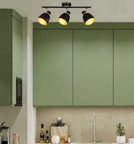 Stropní svítidlo Aleksandria černé kovové nastavitelné 3bodové do obýváku a ložnice