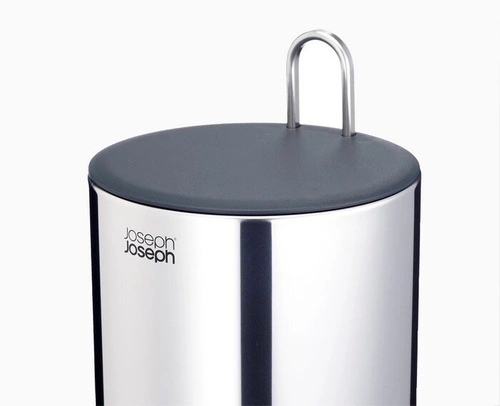 Joseph Joseph Easystore Luxe moderní stojan na toaletní papír stříbrný ocelový do koupelny
