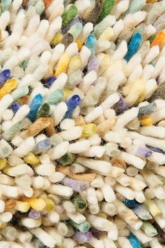 Vícebarevný koberec Shaggy Dots 200x300cm