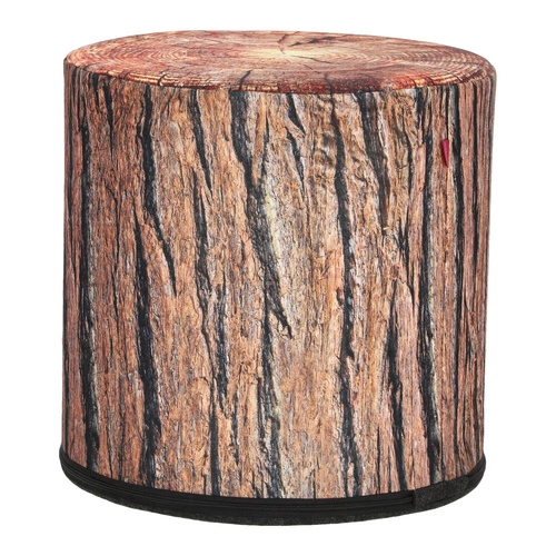 Okrúhlý taburet Acacia Intesi moderní barevný do obýváku nebo ložnice boho styl 40 cm