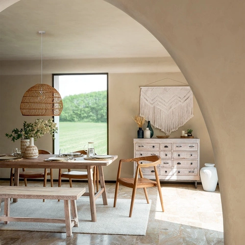 Visící lampa Joy 58cm rattan