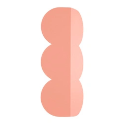 Nástěnné svítidlo BISCUIT moderní broskvové do obýváku a ložnice