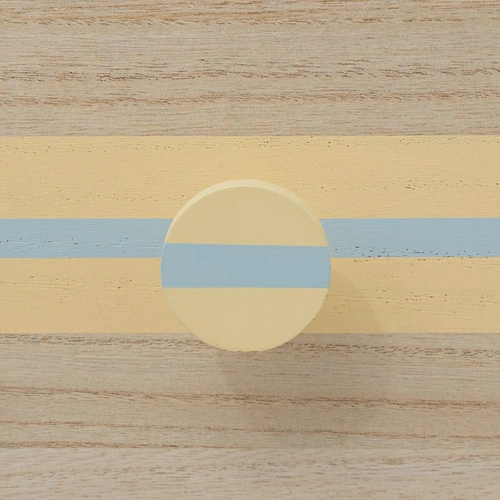 Dětský nástěnný věšák Rhon béžový moderní s háčky Atmosphera