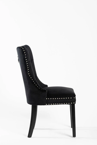 Židle Lael Velvet černá
