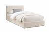 Čalouněná postel Lexington 90x200 béžová s úložným prostorem do ložnice