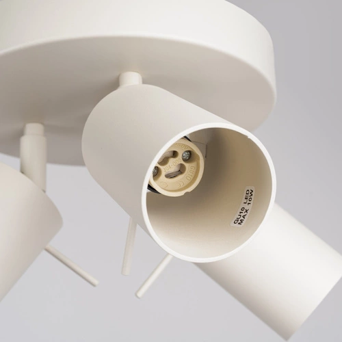 Stropní svítidlo RING 3P béžové moderní kovové do obýváku a ložnice nastavitelné