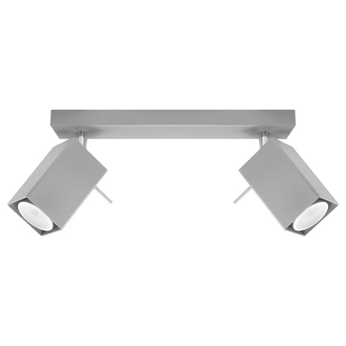 Stropní svítidlo MERIDA 2 šedé moderní kovové do obýváku kuchyně jídelny Sollux