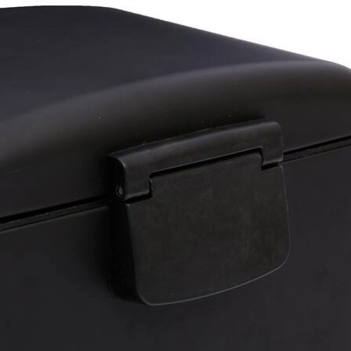 Kuchyňský odpadkový koš Ariane 30 l černý kovový s pedálem moderní 5five