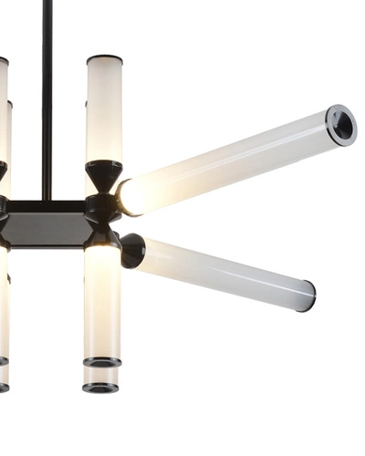 Stropní LED svítidlo QUADRO-12 černé moderní nastavitelné do obýváku nebo jídelny