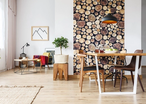 Jídelní dřevěná židle Codo inspirovaná Elbow Chair přírodní ekokůže D2.DESIGN