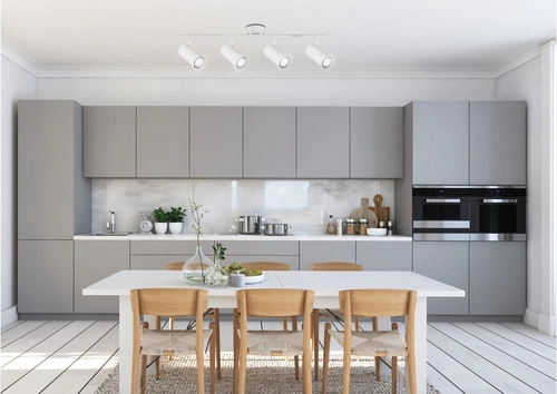 Stropní svítidlo Colly bílá 4bodová nastavitelná do obýváku a kuchyně moderní kovová