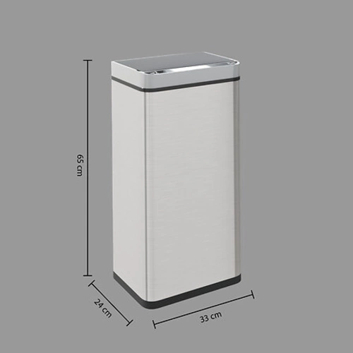 5five simply smart automatický odpadkový koš do kuchyně a koupelny 40 l stříbrný