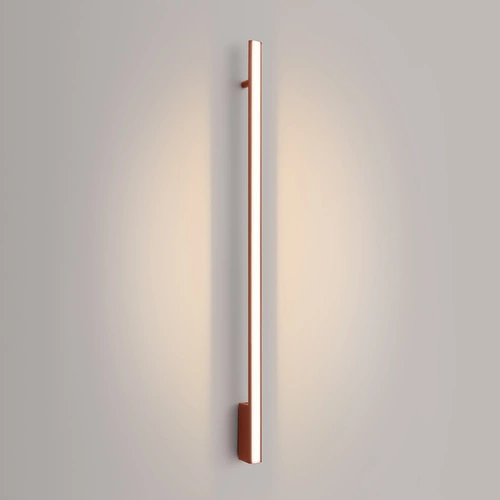 Moderní LED nástěnné svítidlo LAGOM 120 červené hliník do obývacího pokoje, ložnice a kuchyně Thoro