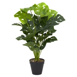 Umělá monstera v květináči 80 cm Intesi moderní umělá rostlina do obýváku