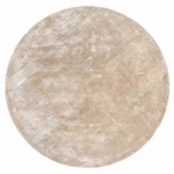 Kulatý béžový koberec Plain Paloma 250 cm moderní ručně tkaný do obýváku a ložnice Carpet Decor