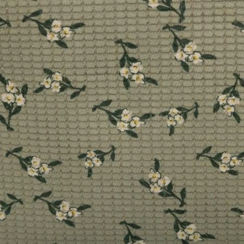 Cestovní taška Duo zelená/květiny