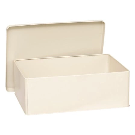 Sada 3 kovových dekoračních krabiček Deskolor šedé do kanceláře a dětského pokoje