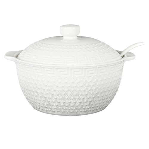 Sada na servírování polévky, lžíce, 6 misek