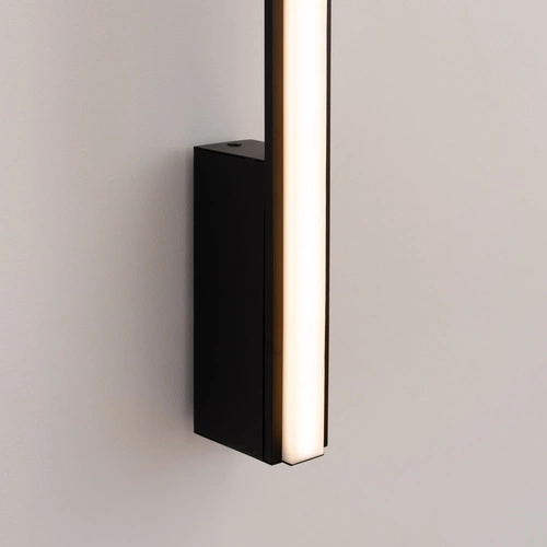 Nástěnné LED svítidlo LAGOM 90 černé moderní hliníkové do obýváku a ložnice Thoro