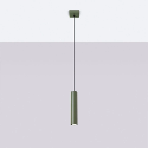 Visící lampa LAGOS 1 zelená oliva