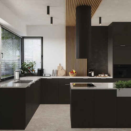 Stropní svítidlo NERO 12,5 černý chrom moderní kovové do obýváku a předsíně