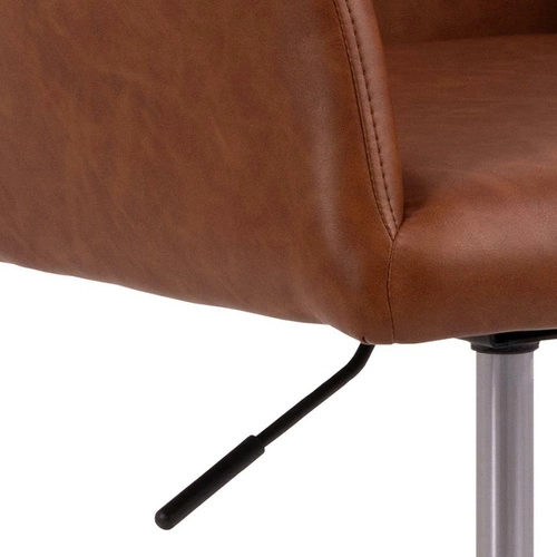 Kancelářské křeslo Naya hnědé PU