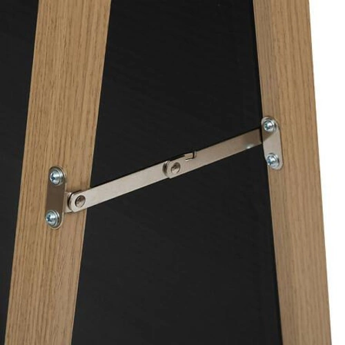 Stojací zrcadlo Tasso 155x35 cm obdélníkové do ložnice v přírodním dřevěném rámu