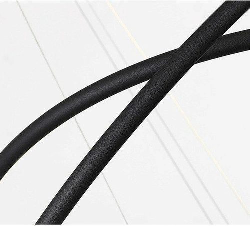 Závěsné LED svítidlo kruhy Altavola černé 150 cm moderní do obýváku s nastavitelnou výškou