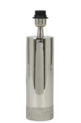 Kovová stolní lampa Savi Light&Living stříbrná základna do obýváku nebo ložnice 33 cm