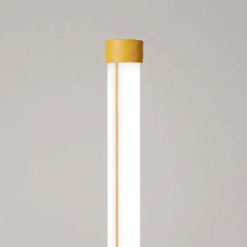 TRANG moderní LED stojací lampa do obývacího pokoje žlutá 4000K