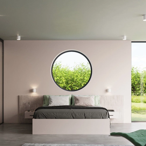 Nástěnné svítidlo Inez bílé moderní hliníkové do obýváku a ložnice Sollux Lighting