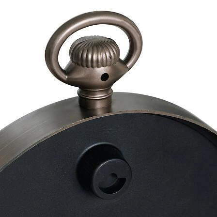 Nástěnné hodiny vintage kulaté Atmosphera Awa 27 cm měděné do obýváku