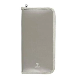 Cestovní kosmetická taštička Intesi šedá organizér na štětce na líčení s přihrádkami