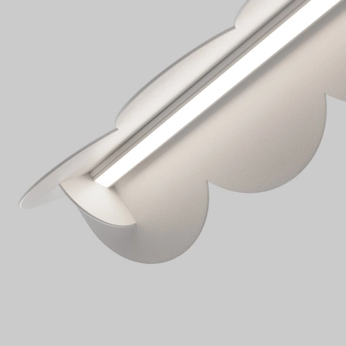 LED stropní svítidlo BISCUIT bílé moderní s nastavitelnou výškou do obýváku a jídelny