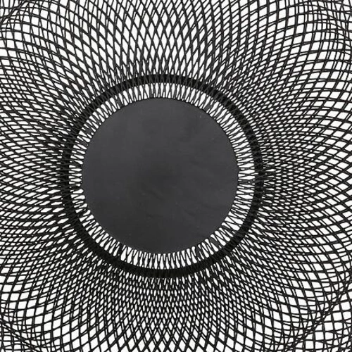 Kovový černý kulatý dekorační koš na ovoce do kuchyně 5five simply smart