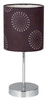 Stolní lampa Emily 1x40W E14 hnědá