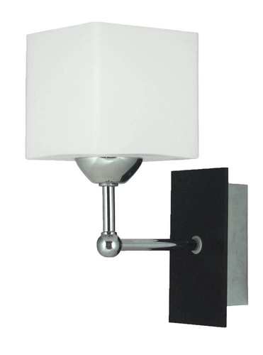 Nástěnné svítidlo Cubetto 1x60 E27 dřevo+chrom