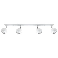 Stropní svítidlo bílé Oculare 4L Sollux moderní kovové do obýváku a kuchyně 80cm