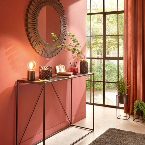 Měděná stolní lampa Saba