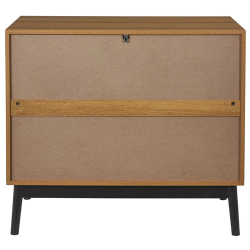 Komoda se zásuvkami Felix přírodní skandinávský vzor rybí kost na nožkách do obýváku Intesi