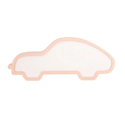 Dětská noční LED lampička Car růžová moderní dekorativní do pokoje