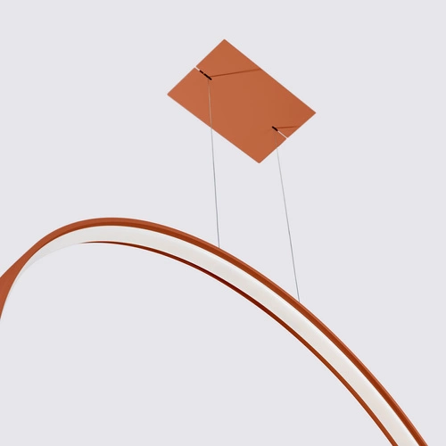 Závěsné LED svítidlo RIO 110 červené moderní nastavitelné nad stůl do obýváku Thoro