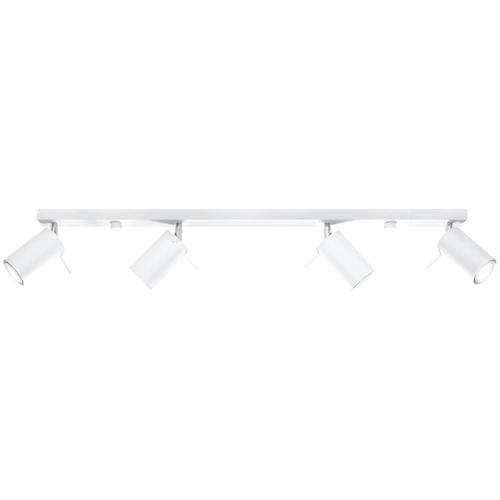 Stropní svítidlo RING 4x bílá moderní kovová do obýváku kuchyně a ložnice SOLLUX