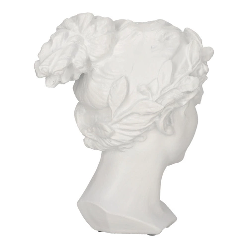 Dekorační soška hlava Venus Atmosphera bílá glamour do obýváku a ložnice 26 cm