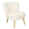 Křeslo Erika white boucle