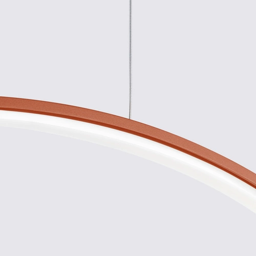 Závěsné LED svítidlo RIO 110 červené moderní nastavitelné nad jídelní stůl