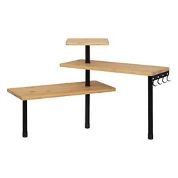 Bambusová rohová police 3patrová stojící do kuchyně loftová 5five simply smart