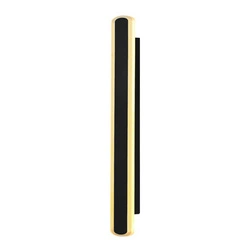 Venkovní nástěnné svítidlo STICK L-60 černé 20W opálové stínidlo IP65