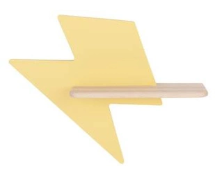 Nástěnné svítidlo Lightning LED 4W zlaté klasické dřevěné do dětského pokoje CANDELLUX